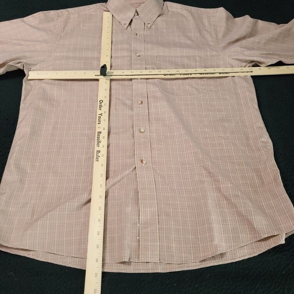 Jos A Bank Mens Button Up Shirt Multicolor Size Large 100% Cotton Long Sleeve - Picture 3 of 12
